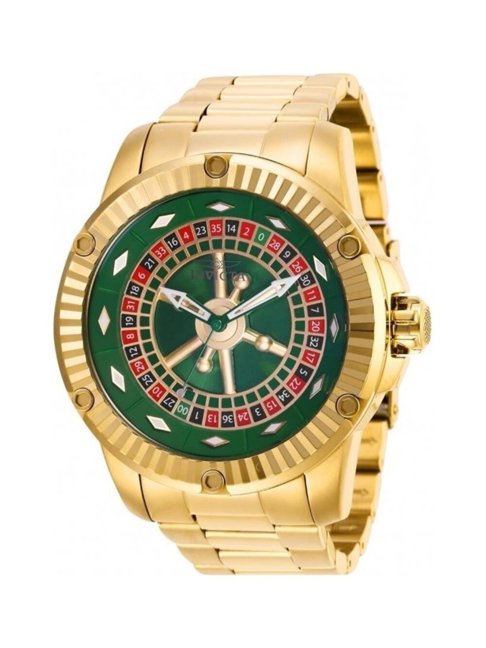 NWT Invicta Specialty Casino Automatic Green Dial Men's Watch